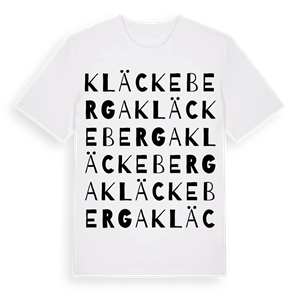 Kläckeberga ordlek t-shirt – ekologisk bomull t-shirt från Pinshirt