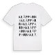 Kläpparna ordlek t-shirt
