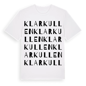 Klarkullen ordlek t-shirt – ekologisk bomull t-shirt från Pinshirt