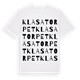 Klasatorpet ordlek t-shirt