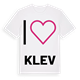 Jag älskar Klev t-shirt stort tryck