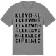 Mid Heather Gray t-shirt med Klevehäll ordlek t-shirt