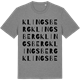 Mid Heather Gray t-shirt med Klingsberg ordlek t-shirt