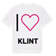 Jag älskar Klint t-shirt stort tryck
