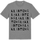 Mid Heather Gray t-shirt med Klintemåla ordlek t-shirt