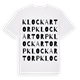 Klockartorp ordlek t-shirt