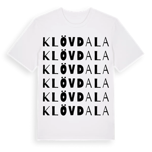 Klövdala ordlek t-shirt – ekologisk bomull t-shirt från Pinshirt