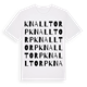 Knalltorp ordlek t-shirt