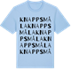 Blue Soul t-shirt med Knappsmåla ordlek t-shirt