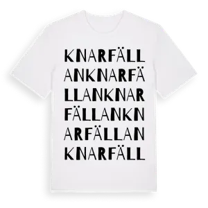 Knarfällan ordlek t-shirt – ekologisk bomull t-shirt från Pinshirt