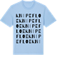Blue Soul t-shirt med Knipefloe ordlek t-shirt