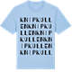 Blue Soul t-shirt med Knipkullen ordlek t-shirt