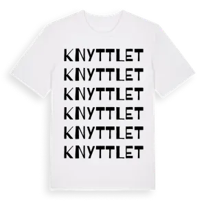 Knyttlet ordlek t-shirt – ekologisk bomull t-shirt från Pinshirt