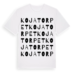 Kojatorpet ordlek t-shirt – ekologisk bomull t-shirt från Pinshirt