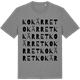 Mid Heather Gray t-shirt med Kokärret ordlek t-shirt