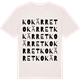 Vintage White t-shirt med Kokärret ordlek t-shirt