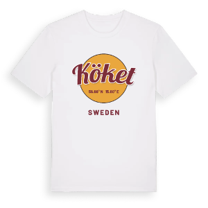 Köket cirkel t-shirt – ekologisk bomull t-shirt från Pinshirt
