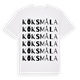 Köksmåla ordlek t-shirt
