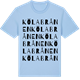 Blue Soul t-shirt med Kölabrånen ordlek t-shirt