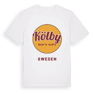 Kölby cirkel t-shirt – ekologisk bomull t-shirt från Pinshirt