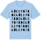 Blue Soul t-shirt med Kölbygärde ordlek t-shirt