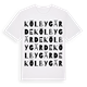 Kölbygärde ordlek t-shirt
