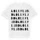 Kolbylund ordlek t-shirt