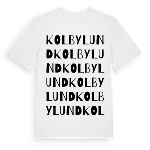 Kolbylund ordlek t-shirt – ekologisk bomull t-shirt från Pinshirt
