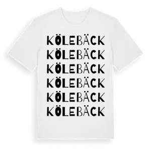 Kölebäck ordlek t-shirt – ekologisk bomull t-shirt från Pinshirt