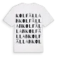 Kolfällan ordlek t-shirt