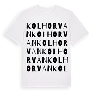 Kolhorvan ordlek t-shirt – ekologisk bomull t-shirt från Pinshirt