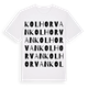 Kolhorvan ordlek t-shirt