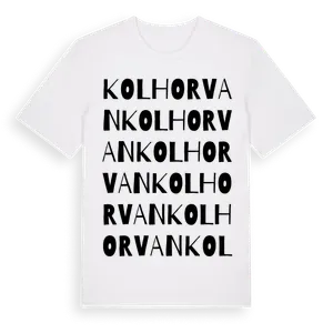 Kolhorvan ordlek t-shirt – ekologisk bomull t-shirt från Pinshirt