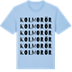 Blue Soul t-shirt med Kolmorör ordlek t-shirt