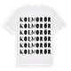Kolmorör ordlek t-shirt
