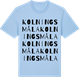 Blue Soul t-shirt med Kolningsmåla ordlek t-shirt