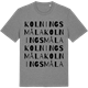 Mid Heather Gray t-shirt med Kolningsmåla ordlek t-shirt
