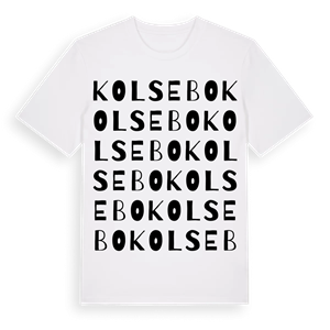 Kolsebo ordlek t-shirt – ekologisk bomull t-shirt från Pinshirt