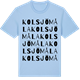 Blue Soul t-shirt med Kolsjömåla ordlek t-shirt