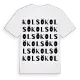 Kolsö ordlek t-shirt