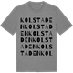Mid Heather Gray t-shirt med Kolstaden ordlek t-shirt