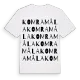 Komramåla ordlek t-shirt