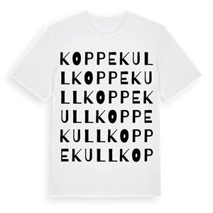 Koppekull ordlek t-shirt – ekologisk bomull t-shirt från Pinshirt