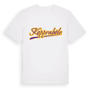 Koppraböle baseball t-shirt – ekologisk bomull t-shirt från Pinshirt