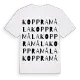 Koppramåla ordlek t-shirt