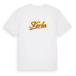 Korka baseball t-shirt – ekologisk bomull t-shirt från Pinshirt