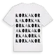 Korka ordlek t-shirt