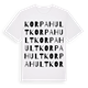 Korpahult ordlek t-shirt