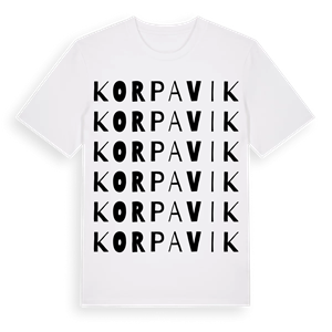 Korpavik ordlek t-shirt – ekologisk bomull t-shirt från Pinshirt