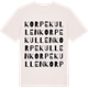 Vintage White t-shirt med Korpekullen ordlek t-shirt